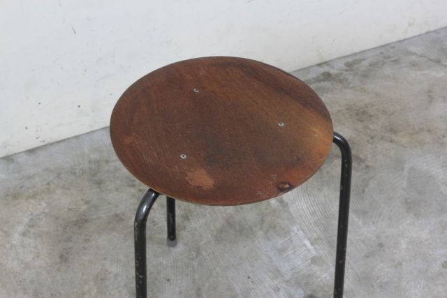 スツール デンマーク 北欧 ヴィンテージ パイプ そ25-1