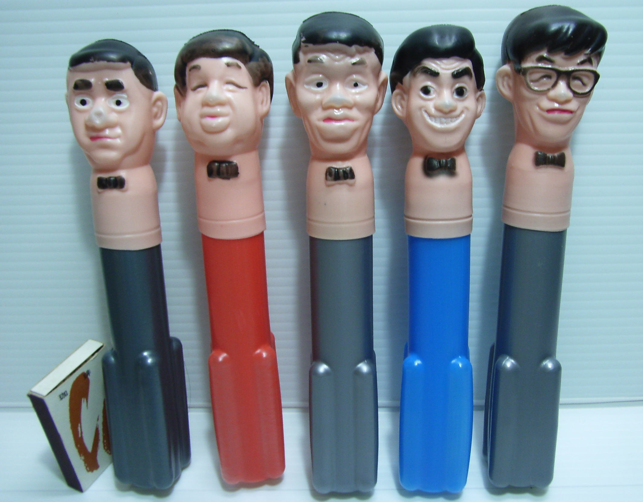 レア☆トンボ鉛筆 ドリフターズ 首チョンパ 5体セット 当時 企業物