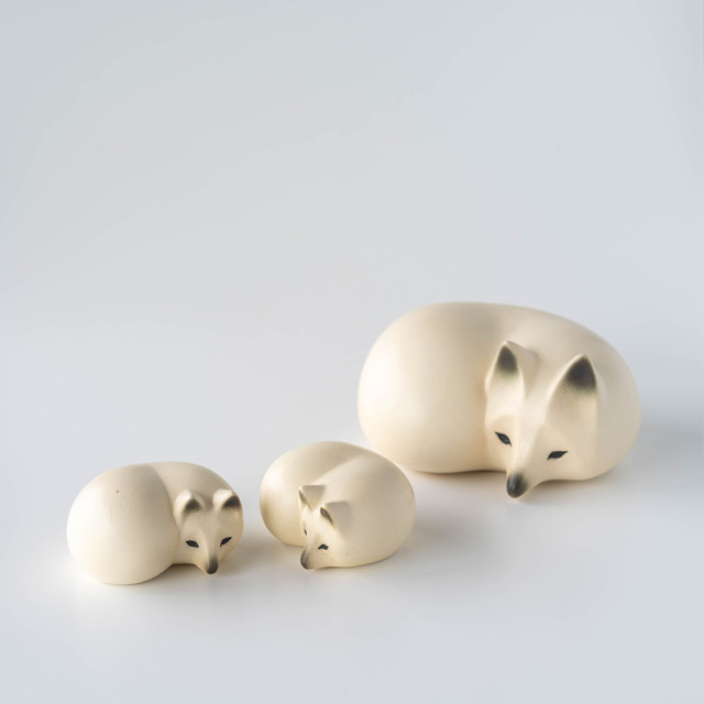 個別販売】Lisa Larson リサ・ラーソン｜FOX WHITE 白キツネ Lサイズ