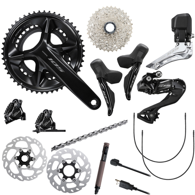 SHIMANO 105 R7100 R7170 12s Di2 DISK COMPONENT SET シマノ ディスク