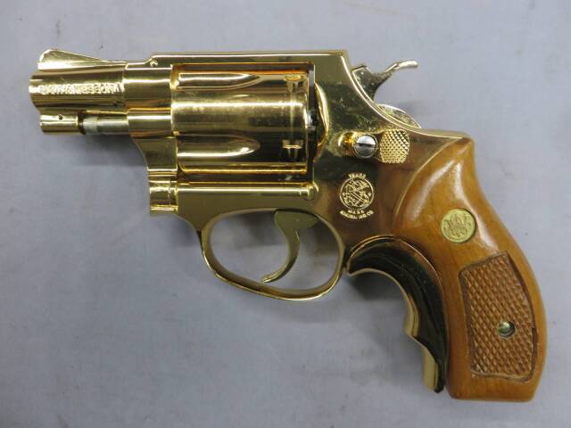 コクサイ】 S&W M36チーフスペシャル GOLD（24K）金属・SMG モデルガン