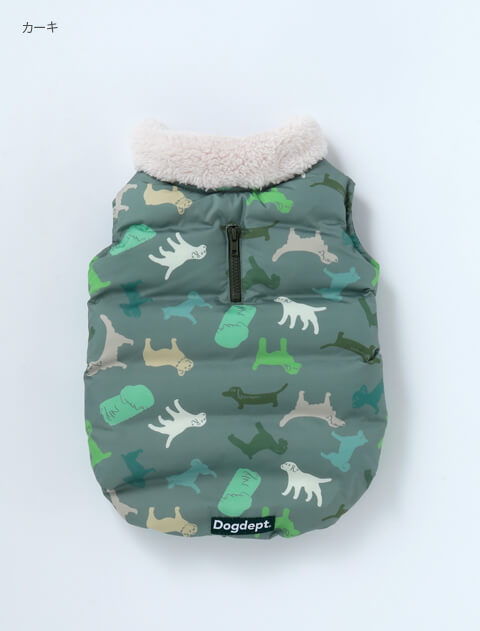 犬服 / ドッグウェア】シルエットドッグエアーダウン / DOG DEPT