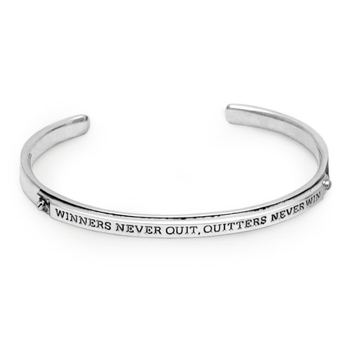 メンズメッセージプレートバングル BR-38-SV