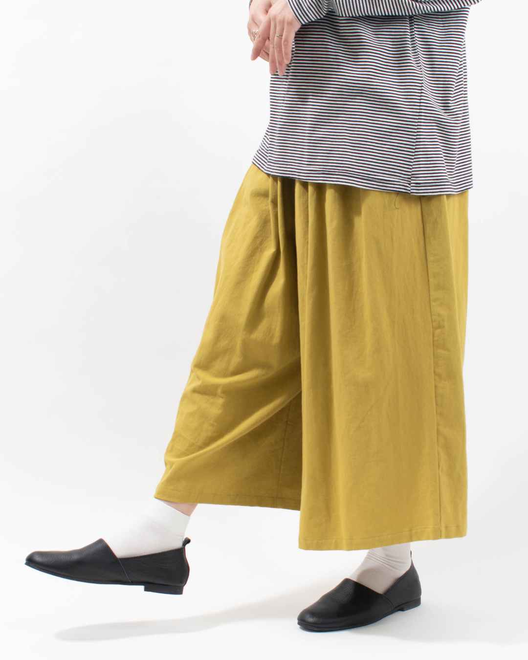 sloe 綿麻ツイルガウチョパンツ｜ナチュラルファッション・ナチュラル