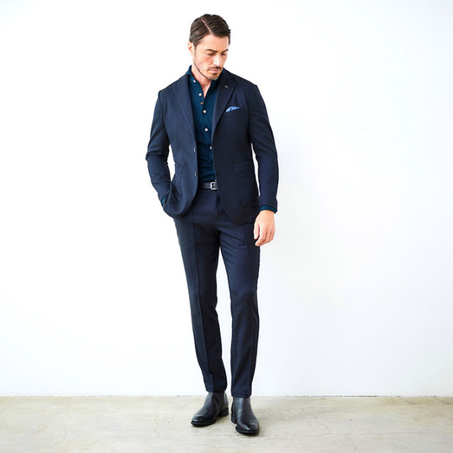 吸湿発熱素材ソフトサーモストレッチジャケット 450209 G-stage ジー