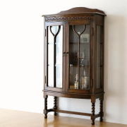 キャビネット 電話台 ファックス台 FAX台 おしゃれ チーク 無垢材