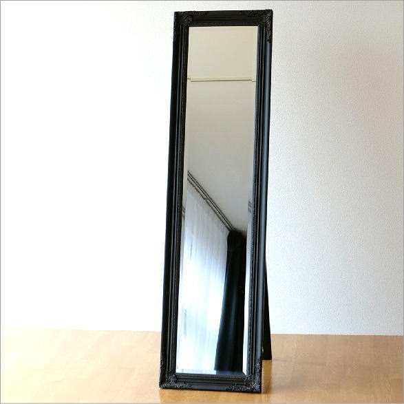 スタンドミラー アンティーク 全身 鏡 姿見 エレガント ヨーロピアン