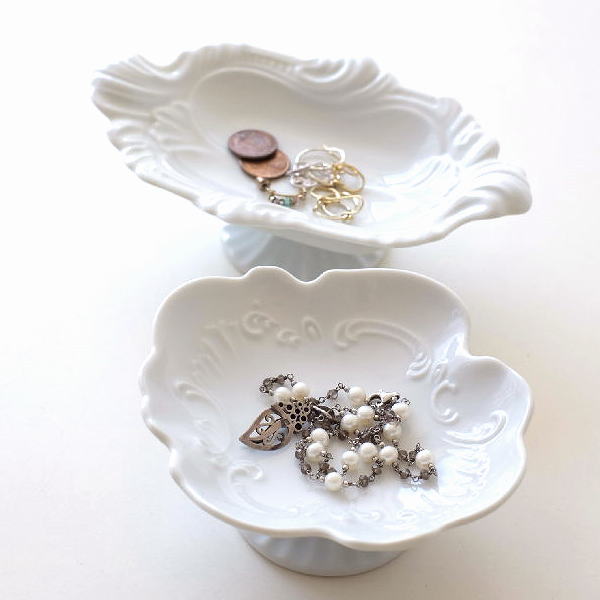 トレー トレイ 2段 陶器 小物入れ コンポート おしゃれ アクセサリー