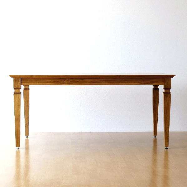 ダイニングテーブル チーク 無垢材 天然木 幅160 奥行90 チーク