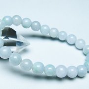 パワーストーン 天然石 アクアマリンブレスレット 12mm [T537-15112]