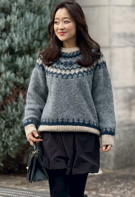 期間限定価格】alors paris 【Rohan】ノルディック柄ニット alors