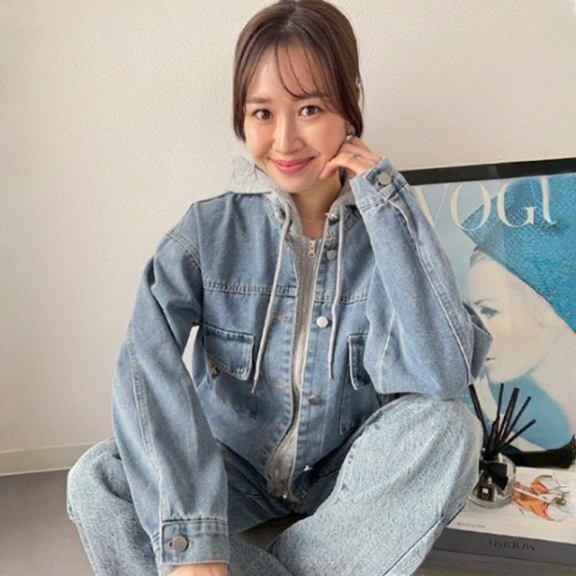 パーカードッキングデニムJK【7e-831-06126】