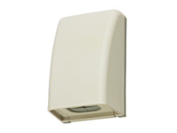 配線器具.com：屋側用配線器具 防雨入線カバー(露出・埋込両用