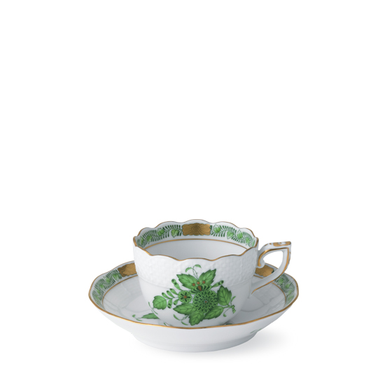 アポニー・ヒストリック・グリーン] モカカップ&ソーサー