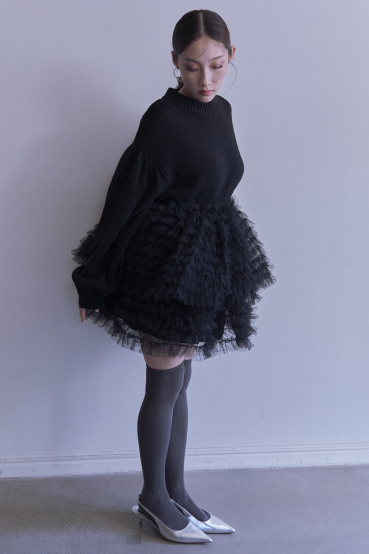 HONEY MI HONEY ボリュームたっぷりのチュール3WAYスカート