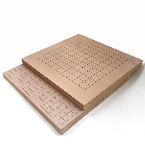 木製囲碁盤・将棋盤 これは便利 新かや10号卓上囲碁・将棋両用盤 碁盤