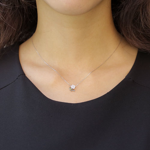 送料無料】【日本製】10金/K10/K10WG/ホワイトゴールド ペンダント