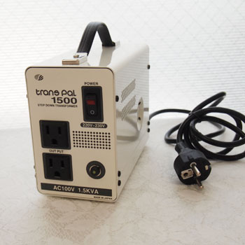 PAL-1500EP｜ダウントランス（降圧変圧器）1500W 220V/230V - 炊飯器にも