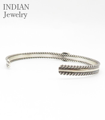 INDIAN JEWELRY ナバホ族|ケーブルワイヤーワーク|シルバー|ターコイズ