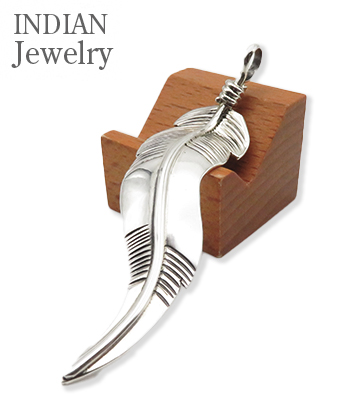 INDIAN JEWELRY ナバホ族|フェザー|ペンダントトップ『Navajo Feather