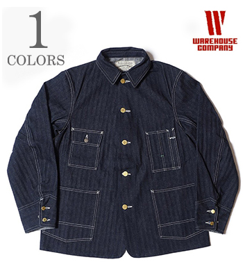 WAREHOUSE ウエアハウス インディゴ|ヘリンボーン|チンストラップ