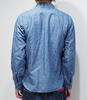 PHERROW'S フェローズ 長袖|菊穴ステッチ|40年代モデル|シャンブレー