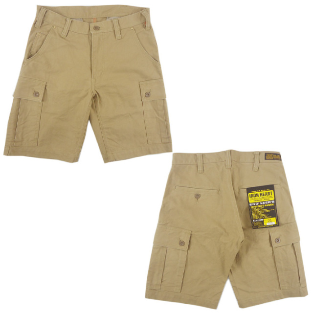 IRON HEART アイアンハート ヘビーサージ カーゴショートパンツ 724 -JOE-
