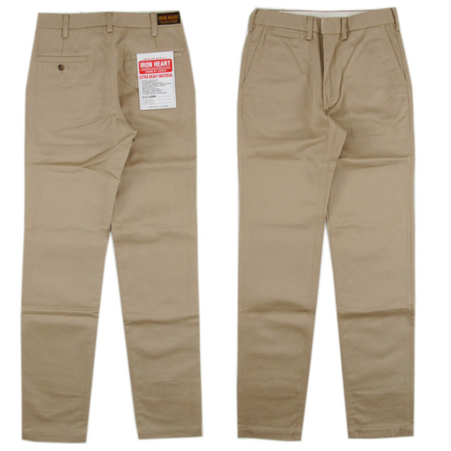 IRON HEART 12oz ヘビーチノトラウザーリラックスフィット 731 -JOE-