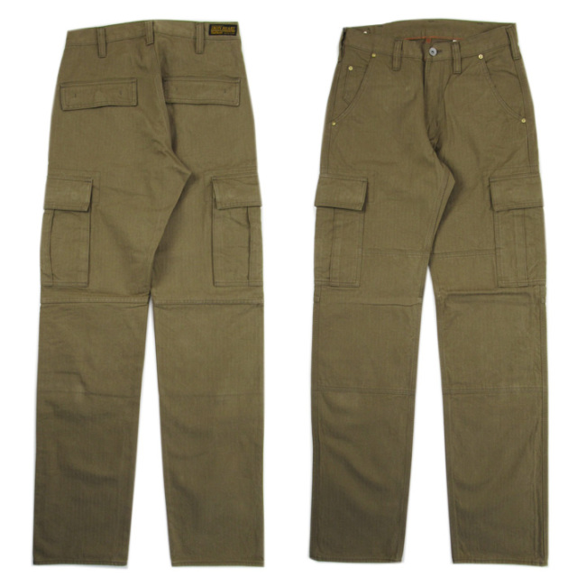 IRON HEART ヘリンボーン カーゴパンツ 733 -JOE-