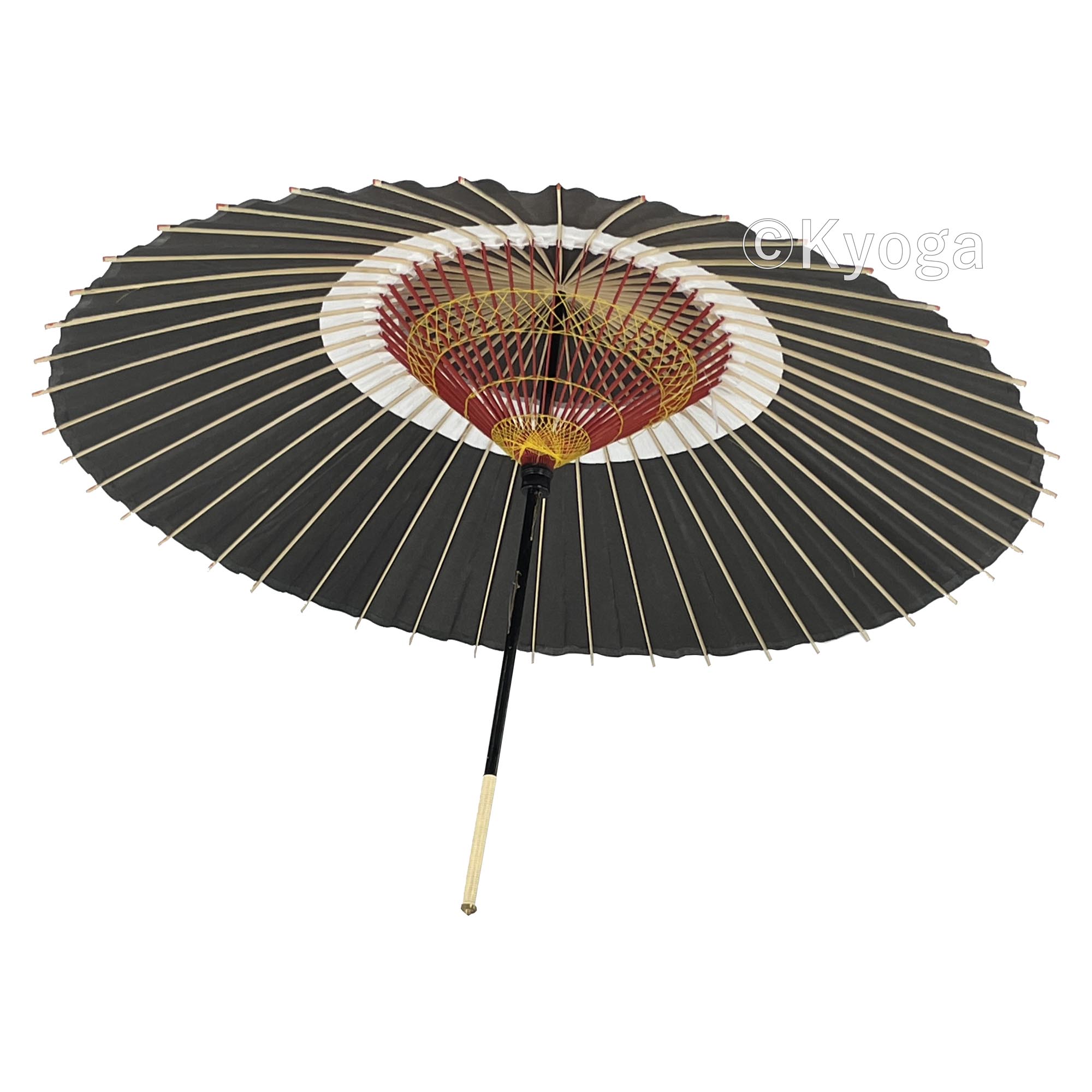 和傘・野点傘専門店 恭雅】蛇の目傘 蛇の目柄 深緑 別注品