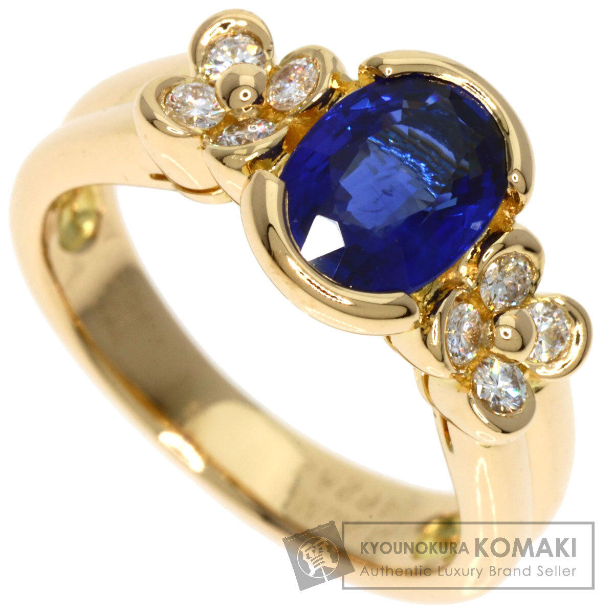 Chaumet ショーメ サファイア ダイヤモンド リング・指輪 K18イエロー