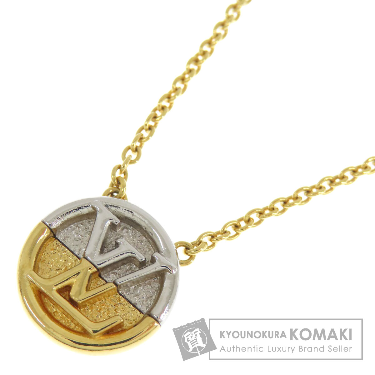LOUIS VUITTON ルイヴィトン M69643 コリエ LtoV ネックレス 金属製