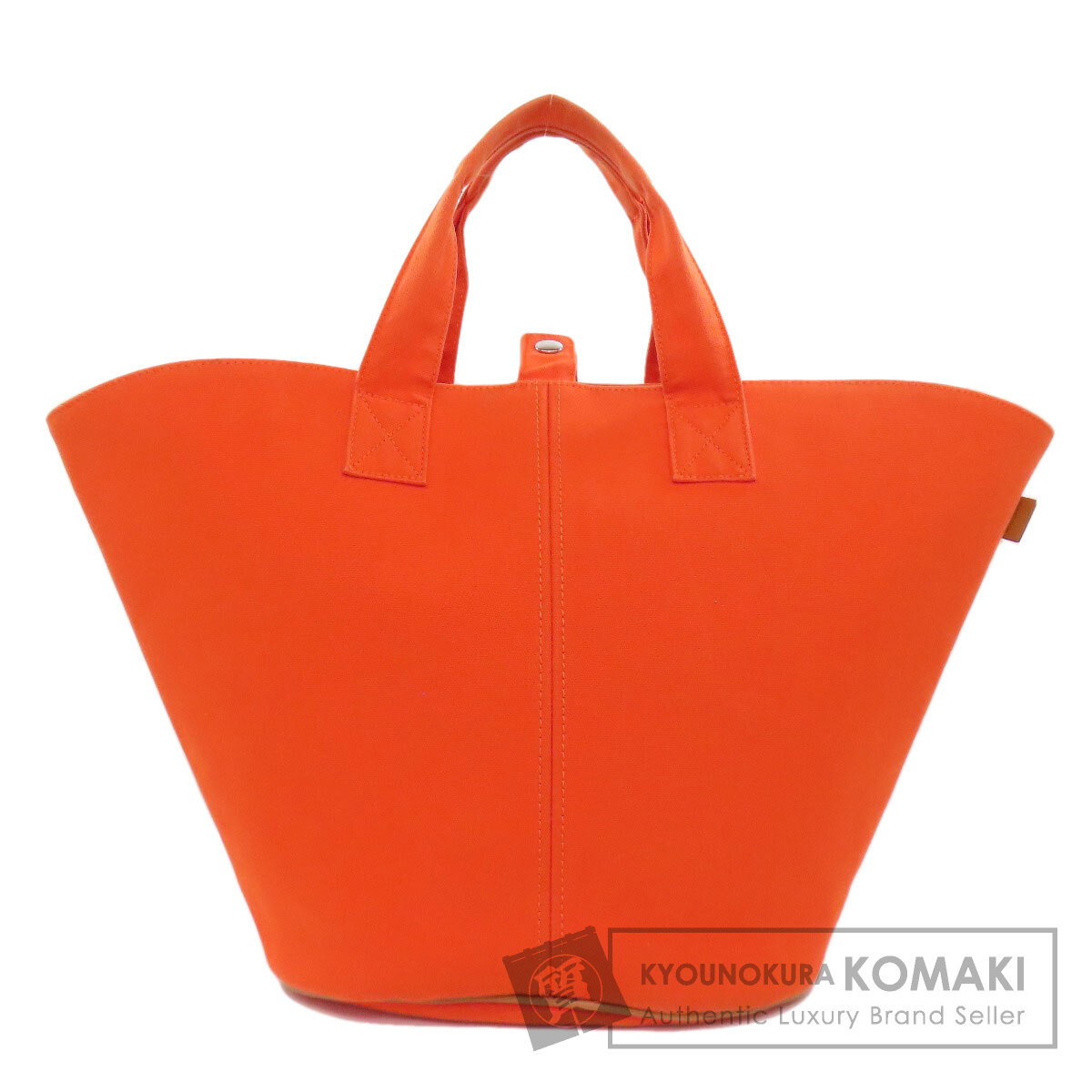 HERMES エルメス パニエドプラージュPM トートバッグ キャンバス