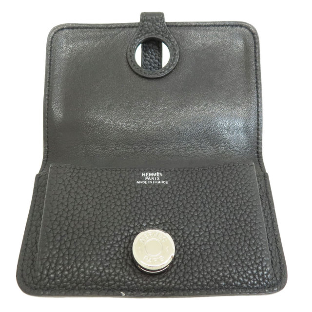 HERMES エルメス ドゴン 黒 ブラック シルバー金具 キーケース