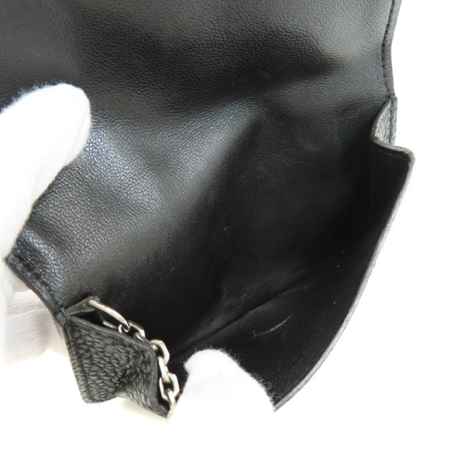 HERMES エルメス ドゴン 黒 ブラック シルバー金具 キーケース