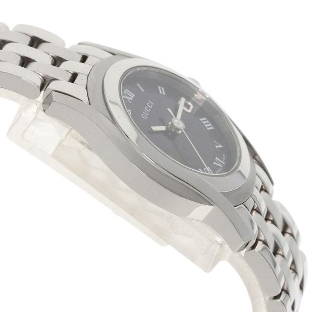 GUCCI グッチ 5500L ラウンドフェイス 腕時計 ステンレススチール/SS