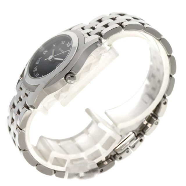 GUCCI グッチ 5500L ラウンドフェイス 腕時計 ステンレススチール/SS