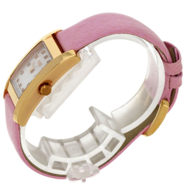 FENDI フェンディ 7000L クラシコ 12P ダイヤモンド 腕時計 PGP/革