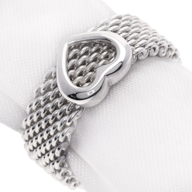 TIFFANY&Co. ティファニー サマセット メッシュ リング・指輪 シルバー