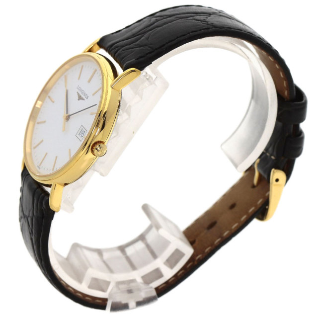 LONGINES ロンジン L4.720.2 グランドクラシック 腕時計 GP/革 メンズ