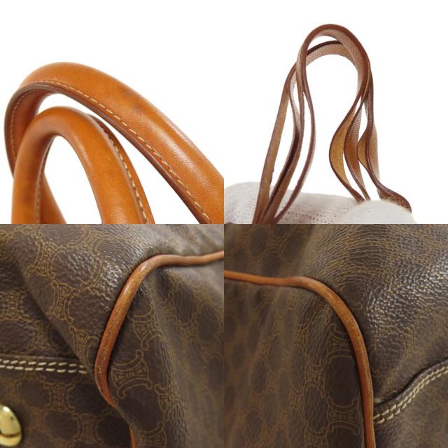 CELINE セリーヌ マカダム柄 ボストンバッグ PVC レディース [中古