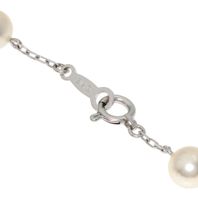 MIKIMOTO ミキモト ステーション パール 真珠 ブレスレット K18