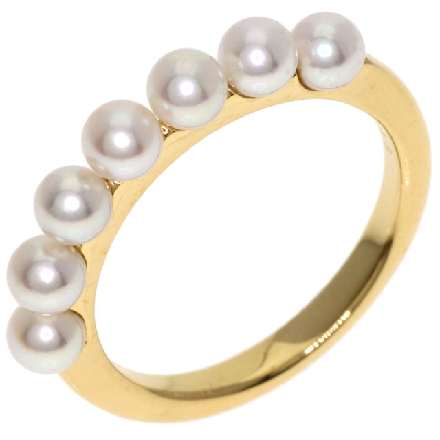 MIKIMOTO ミキモト ベビーパール 真珠 リング・指輪 K18イエロー