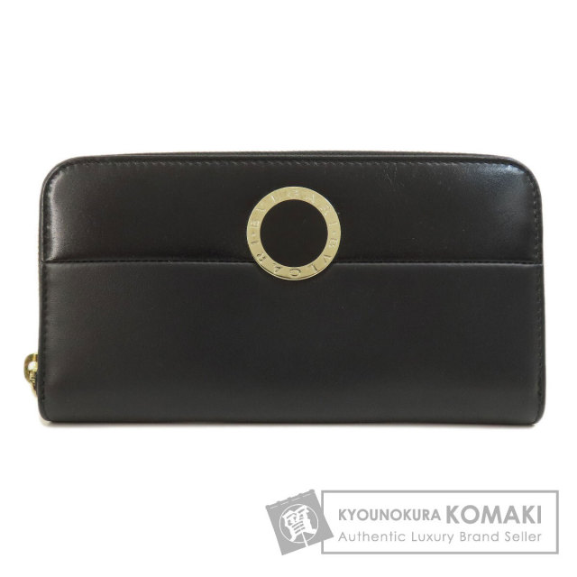 BVLGARI 長財布 本体 黒色 留め具 金色 BVLGARI 長財布 本体 黒色 留め