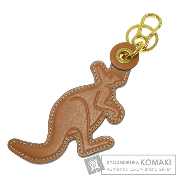 LOEWE ロエベ アニマル カンガルー キーホルダー カーフ レディース