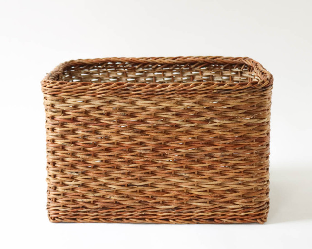 青森 あけび 収納かご (小松編み)