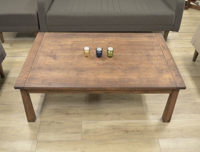 BRANこたつテーブル ダークブラウン｜国産ナラ材使用・幅120cmの