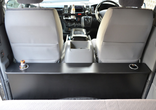 ハイエース200系スーパーGL 標準幅用セカンドテーブルHYAT｜ドリンク