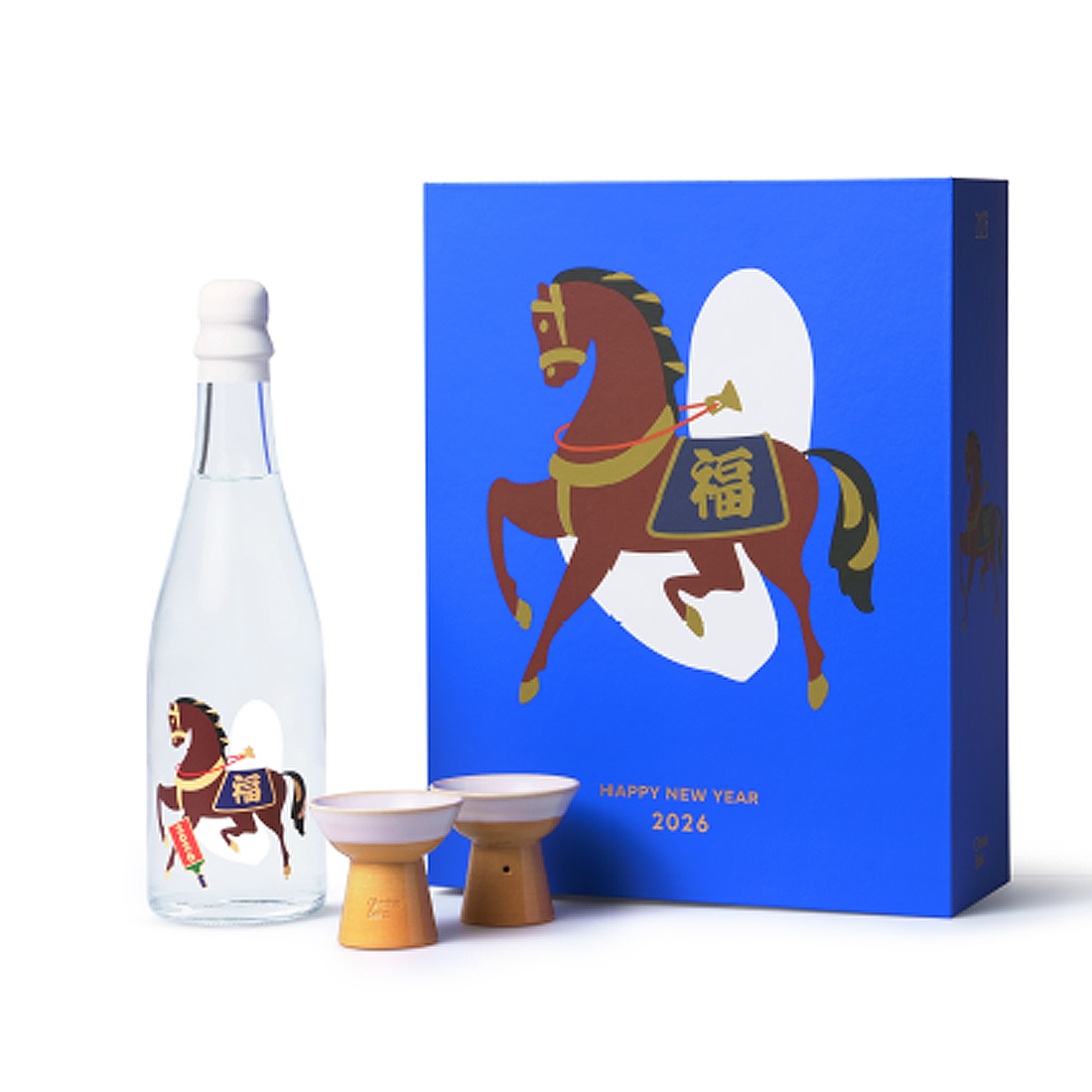 大嶺酒造 Ohmine HAPPY NEW YEAR 2026 馬上杯セット 箱入 720ml