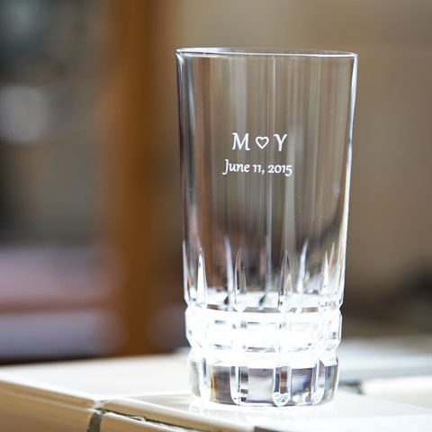 オリジナルハイボールグラス ダイヤカット [手描き・オリジナル